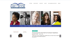 Desktop Screenshot of fallforthebook.org